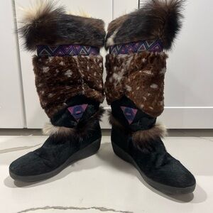 Women’s Tecnica fur boots